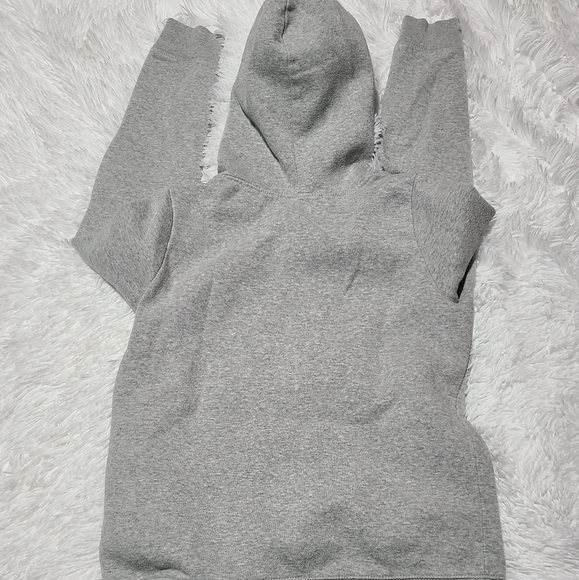 Kids XXL gray and neon pink GAP hoodie - Picture 4 of 5